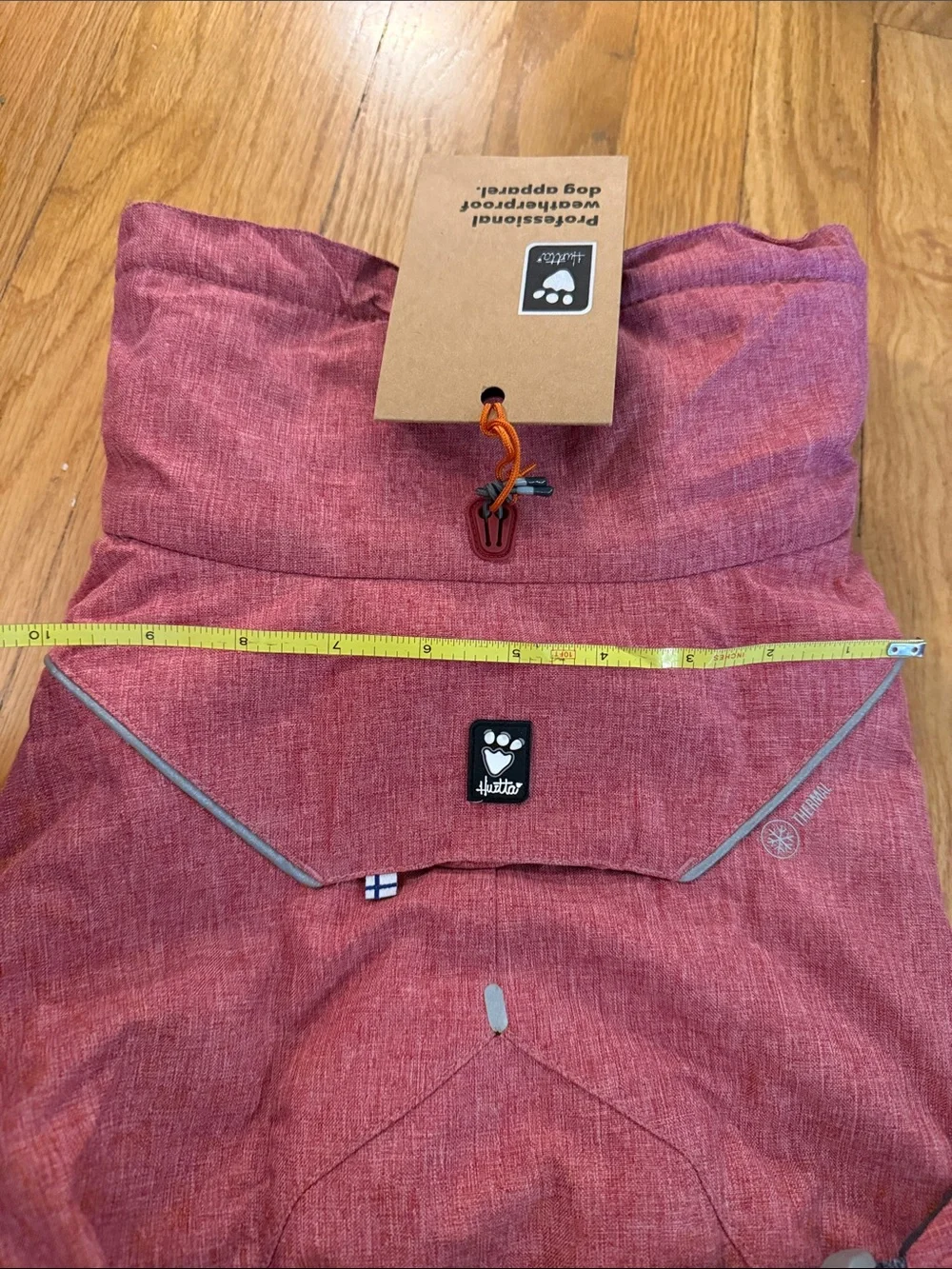 Hurtta NWT 35XL/14XL Expedition Parka Crimson Red Waterproof Dog Coat Reflective